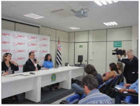Notícia Encontro com a imprensa
